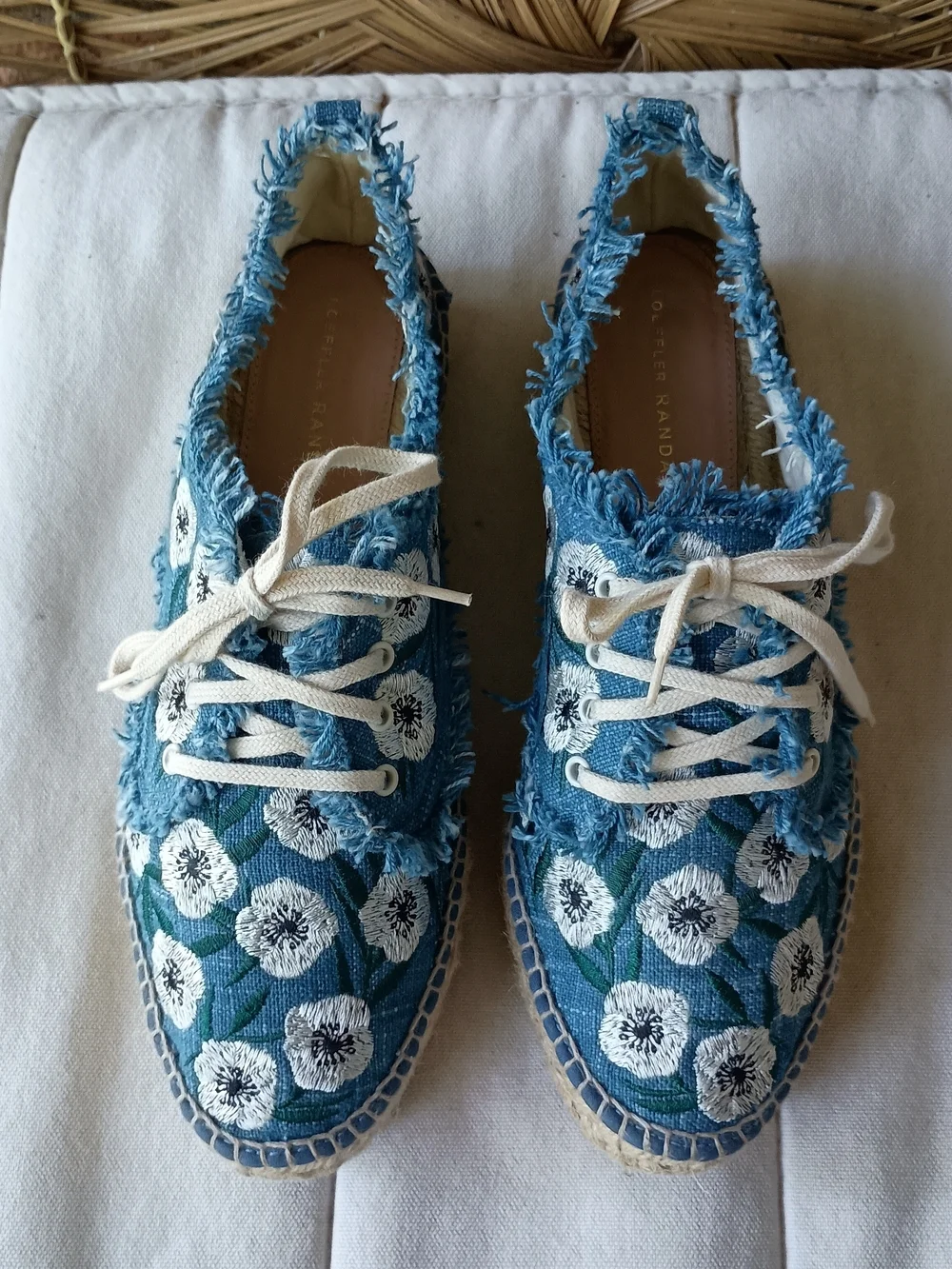 Leoffler Randall Alfie Blue Floral Embroidered Espadrille Sneakers_40